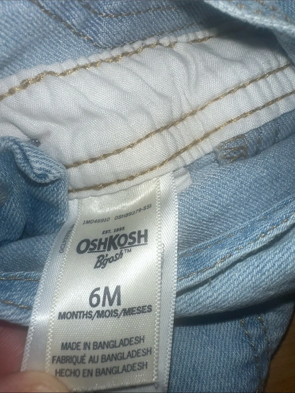OshKosh B'gosh Light Blue Denim Kids Overalls